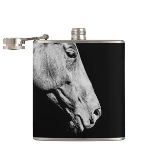 head horse's leg hip flask