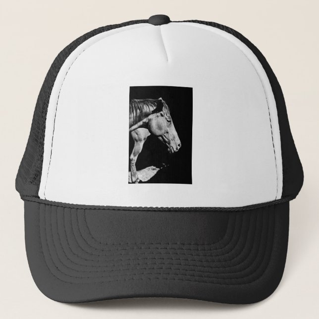 head horse's leg trucker hat (Front)
