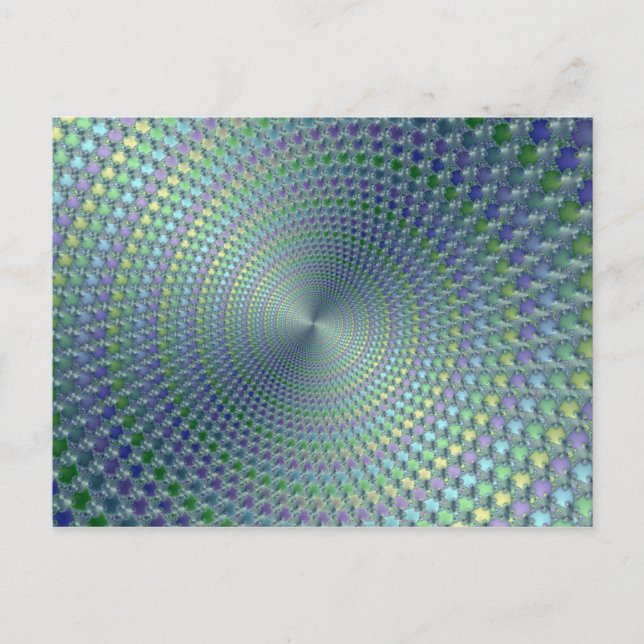 Head Hurts - Fractal Postcard (Front)