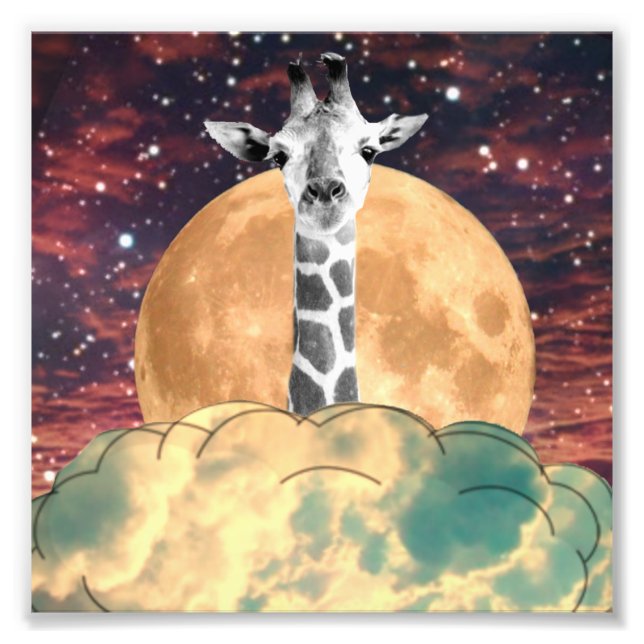 Head In a Cloud Photo Print (Front)