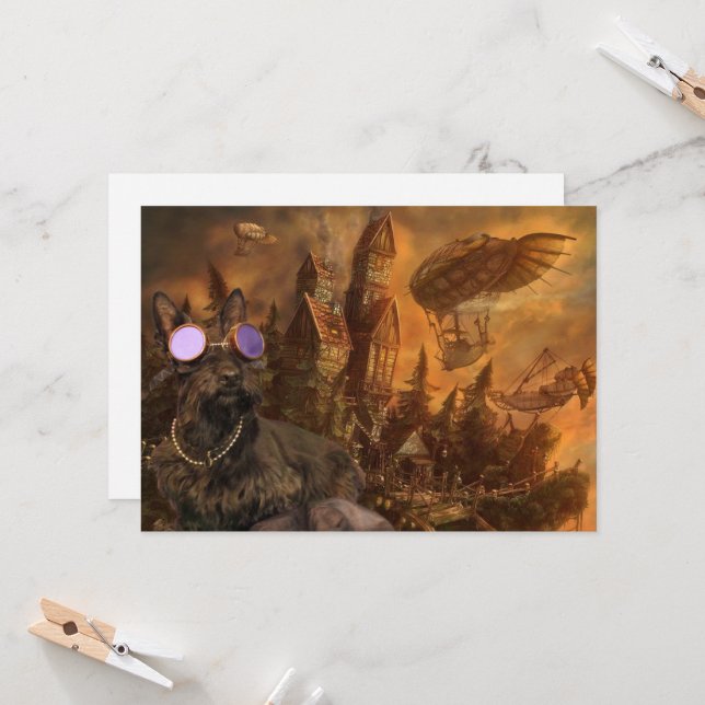 Head in the Clouds Card (Front/Back In Situ)