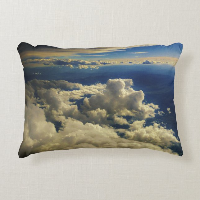 Head in the Clouds, Cotton Accent Pillow (Front)
