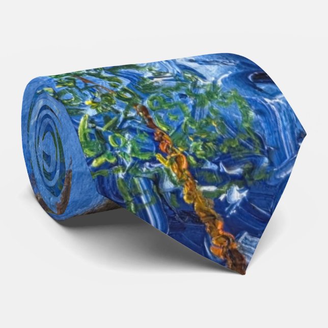 Head in the Clouds Neck Tie (Rolled)