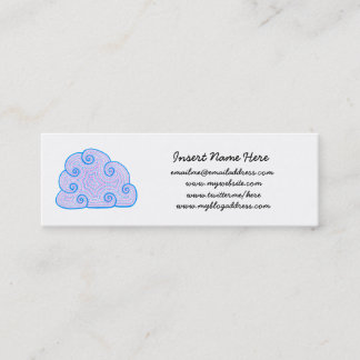 Head in the Clouds Skinny Profile Web Card