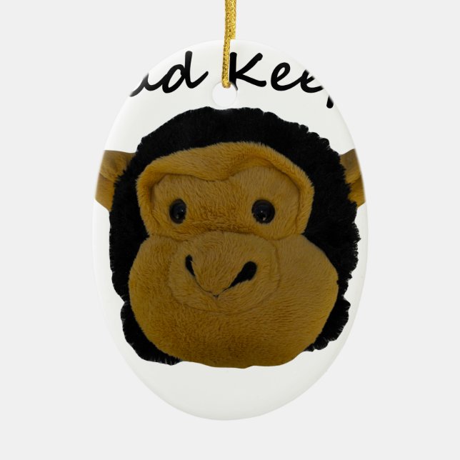 Head Keeper Ceramic Tree Decoration (Front)