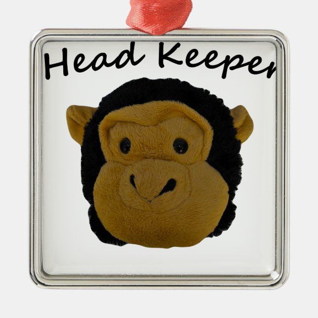 Head Keeper Metal Ornament (Front)