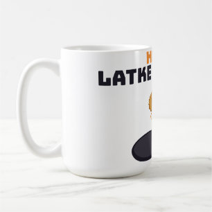 Head Latke Flipper Hanukkah Funny Jewish Mug