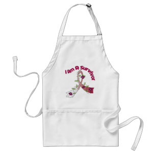 Head Neck Cancer I Am A Survivor Standard Apron