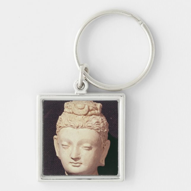 Head of a Buddha, Greco-Buddhist style Key Ring (Front)