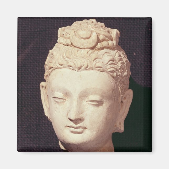 Head of a Buddha, Greco-Buddhist style Magnet (Front)
