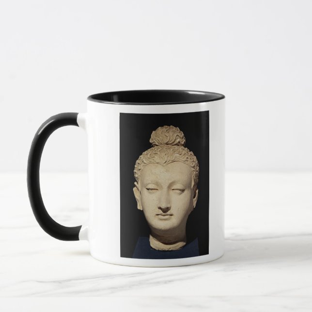 Head of a Buddha, Greco-Buddhist style Mug (Left)