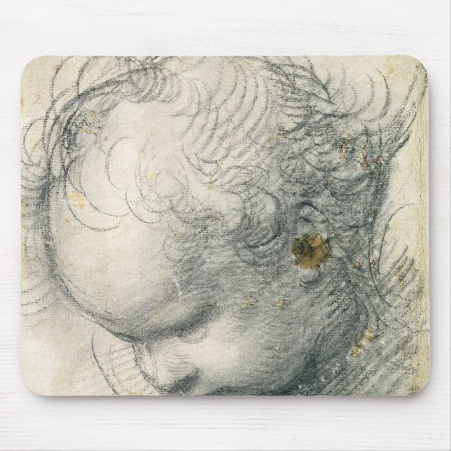 Head of a Cherub Mouse Pad (Front)