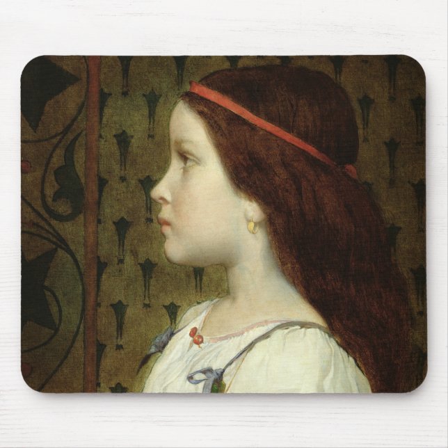 Head of a Child, 1866 Mouse Pad (Front)