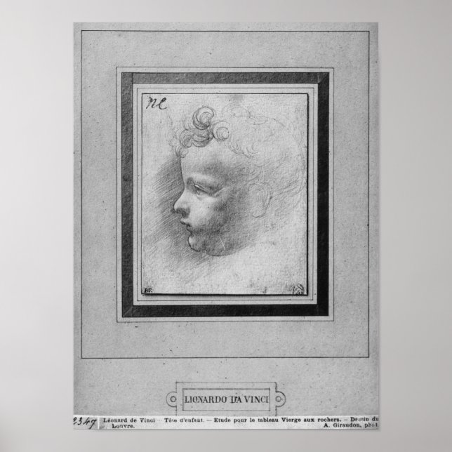 Head of a child poster (Front)