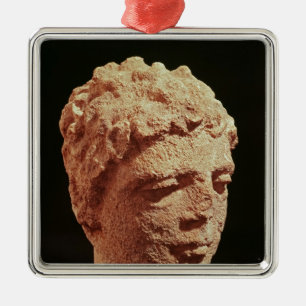 Head of a Divinity Metal Tree Decoration