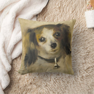 Head of a dog, Auguste Renoir Art Cushion