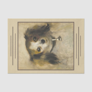Head of a dog, Auguste Renoir Art Decoupage Tissue Paper