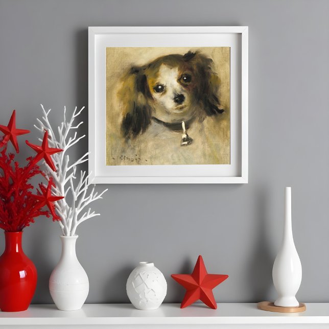 Head of a dog, Auguste Renoir Art Poster (Creator Uploaded)