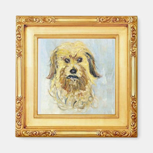 Head of a Dog by Claude Monet Magnet