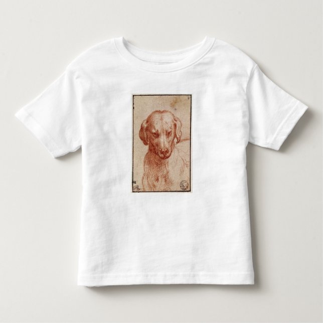 Head of a Dog Toddler T-Shirt (Front)