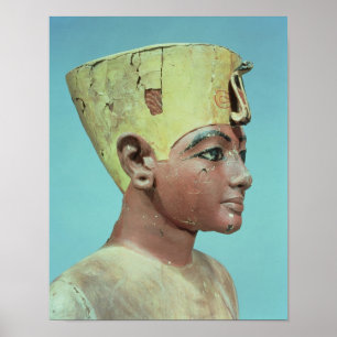 Head of a 'dummy' of the young Tutankhamun Poster