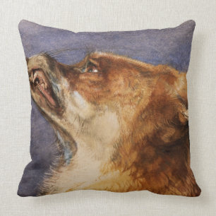 Head of a Fox Cushion