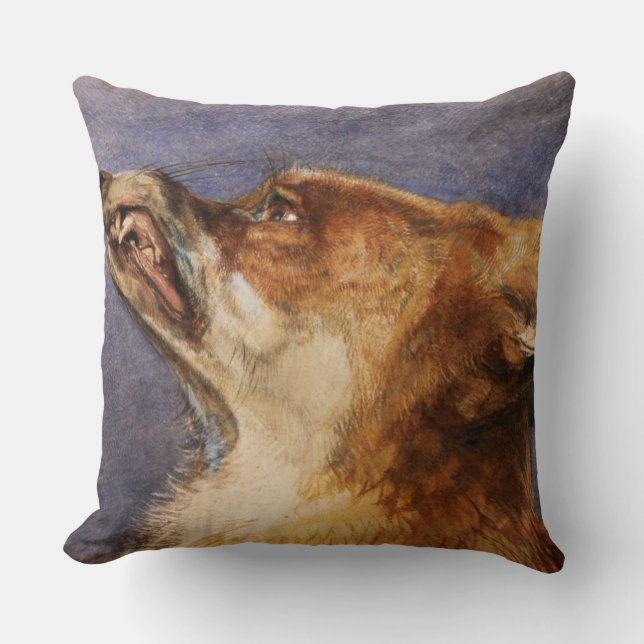 Head of a Fox Cushion (Front)
