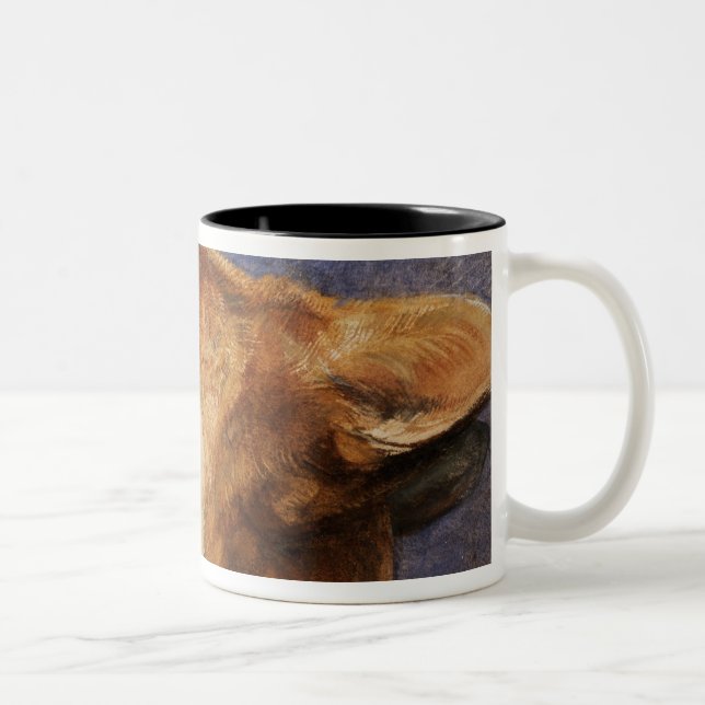 Head of a Fox Two-Tone Coffee Mug (Right)