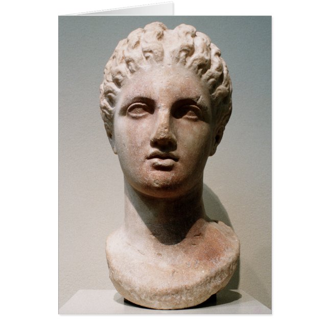 Head of a goddess, 4th century B.C. (Front)