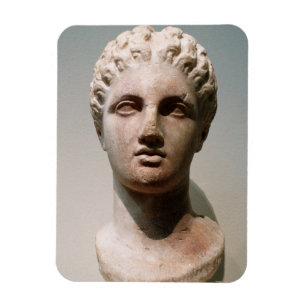 Head of a goddess, 4th century B.C. Magnet