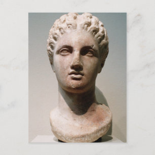 Head of a goddess, 4th century B.C. Postcard