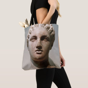 Head of a goddess, 4th century B.C. Tote Bag