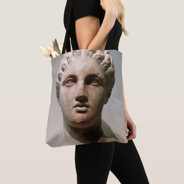 Head of a goddess, 4th century B.C. Tote Bag (Close Up)