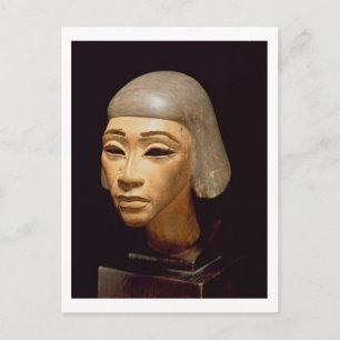Head of a Harpist, from Tell El-Amarna, c.1370-136 Postcard