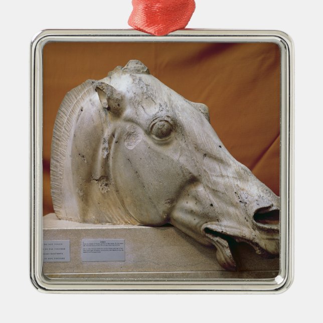 Head of a Horse of Selene Metal Ornament (Front)