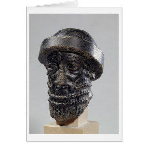 Head of a king, possibly Hammurabi, king of Babylo