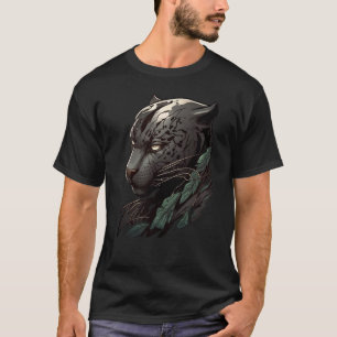 Head of a large dark panther T-Shirt