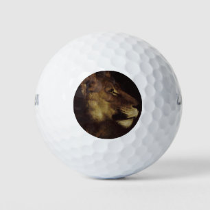 Head of a Lion (Wild Animal) Golf Balls