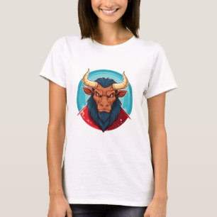 Head of a minotaur from greek mythology T-Shirt