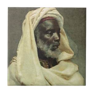 Head of a Moor Tile
