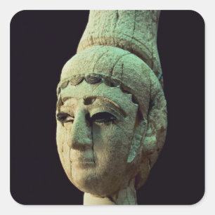 Head of a Prince or Princess of Ugarit (ivory) (se Square Sticker