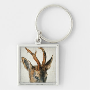 Head of a Roe Deer Key Ring