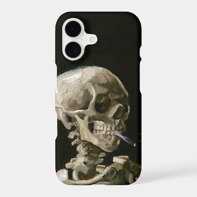 Head of a Skeleton with a Burning Cigarette (Back)