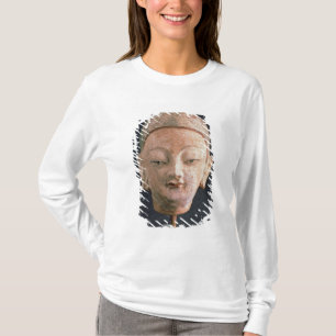 Head of a statue of Buddha, from Bezeklik T-Shirt