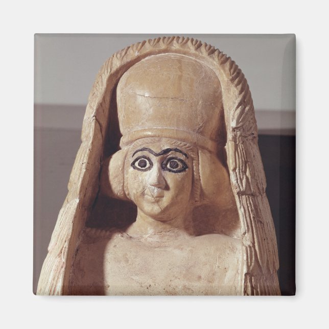 Head of a statue of Ishtar, wearing a Magnet (Front)