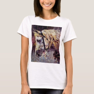 Head of a White Horse (by Giovanni Boldini) T-Shirt