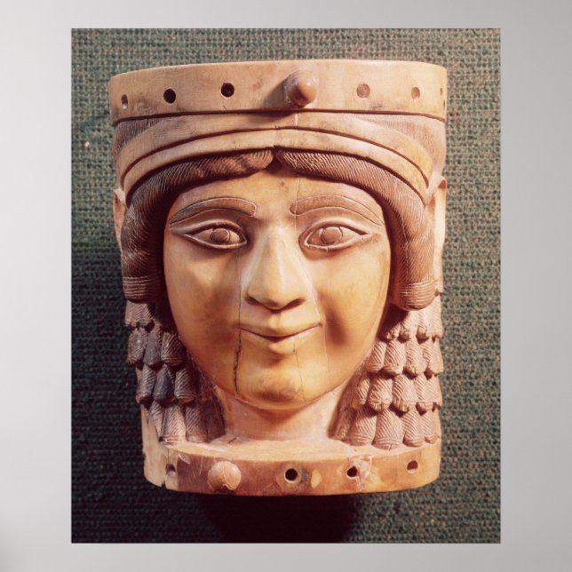 Head of a Woman, called the Lady of the Well Poster (Front)