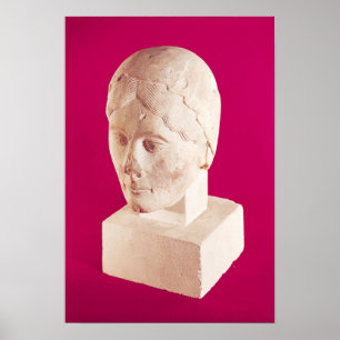 Head of a woman, from Cambrai Cathedral Poster