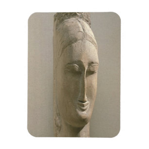 Head of a Woman (stone) Magnet