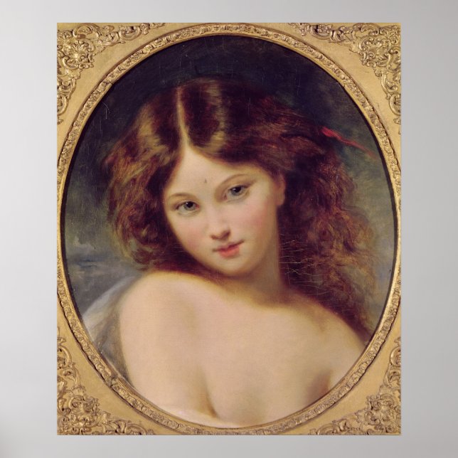 Head of a Young Girl Poster (Front)